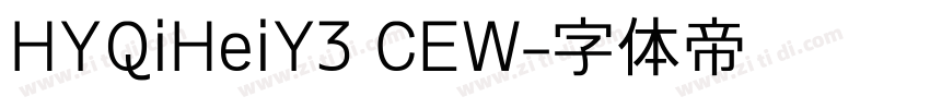 HYQiHeiY3 CEW字体转换